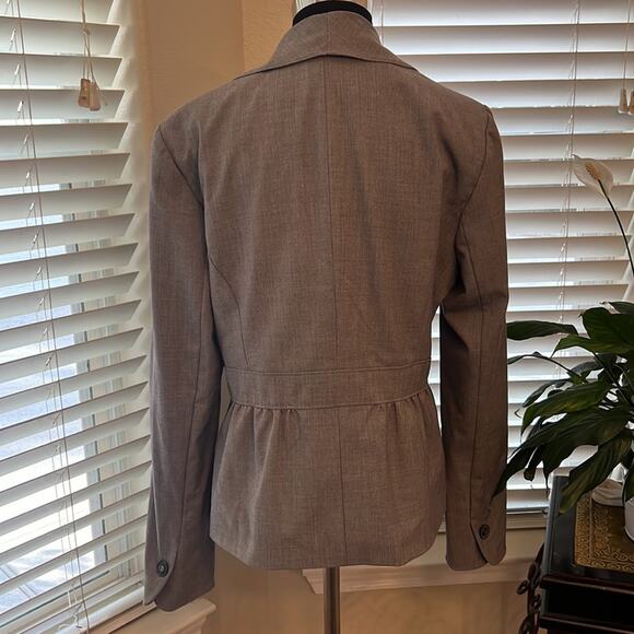 Rafaella Grey Peplum Lined Blazer 12 - Picture 6 of 10